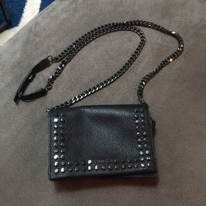 Calvin Klein Studded Leather Cross-body